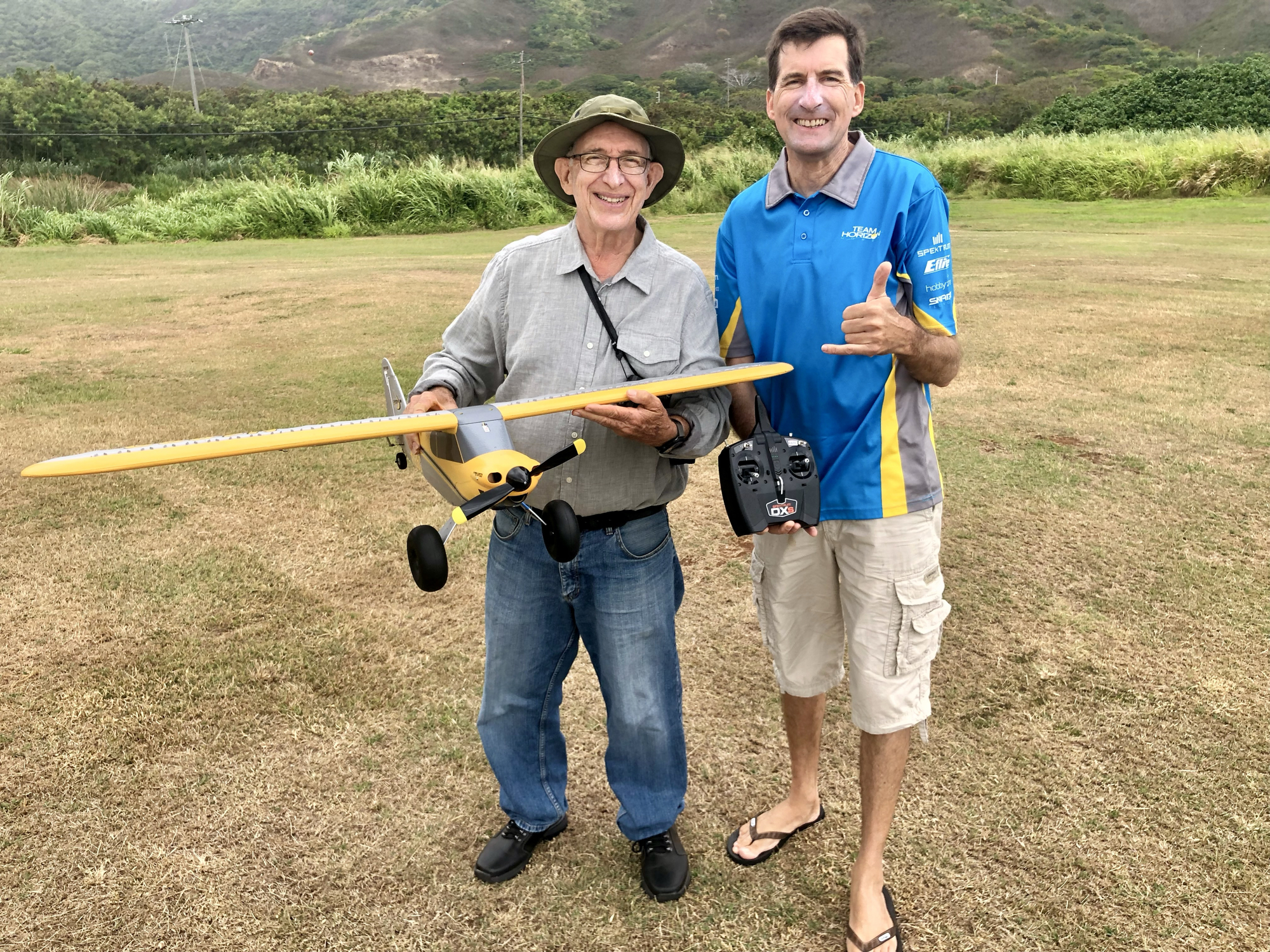 2022 April - Jim Young with Carbon Cub and Joe Nave