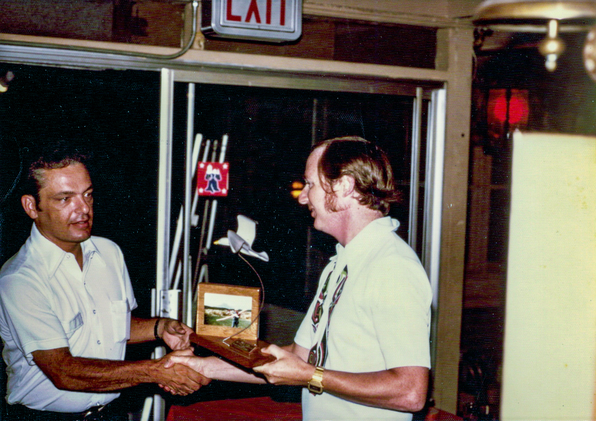1977 August - Dave Wartel & Jim Dacier - 50th State Awards Banquet