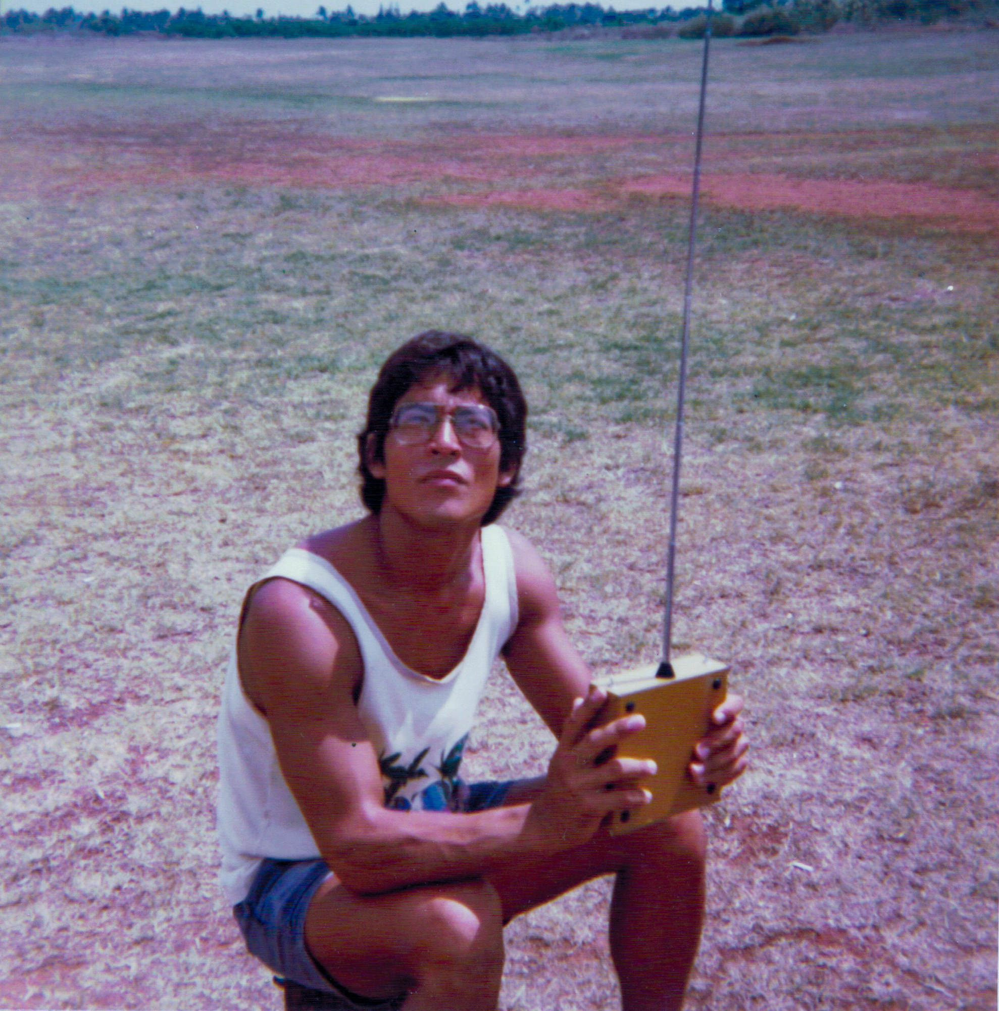 1970s - Mark Chung flying with Kraft radio